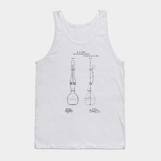 Fire extinguisher Vintage Patent Hand Drawing Tank Top